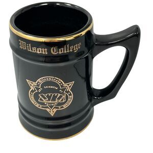 Vtg Wilson College Ceramic Coffee Mug Beer Stein Cup Chambersburg Pennsylvania